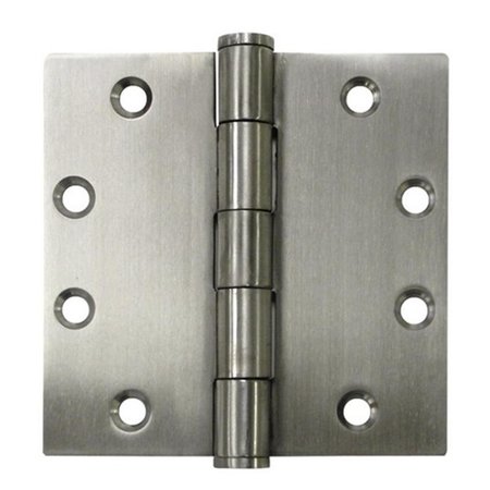PATIOPLUS 4.5 x 4.5 in. Square HingeSatin Stainless Steel - 24 Case, 2PK PA696645